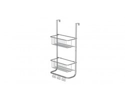 EISL Wandrek Badkamer Matzilver – 2 Etages + 6 Haken – Zonder Boren