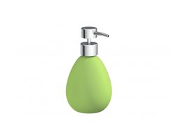 EISL Zeepdispenser Keramiek Mat Appelgroen 160 mm – Navulbare Zeeppomp voor Badkamer en Toilet