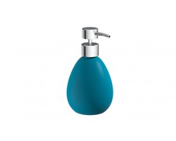 EISL Zeepdispenser Keramiek Mat Turkoois 160 mm – Navulbare Zeeppomp voor Badkamer
