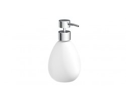 EISL Zeepdispenser Keramiek Mat Wit – Navulbare Zeeppomp – 160 mm – Voor Badkamer, Toilet en Keuken