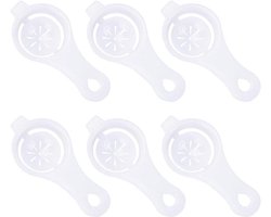 Eiwitscheider 6 Compact en Licht - Geschikt voor het scheiden van eieren van normale grootte voor cakes en soufflés.