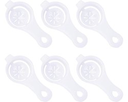 Eiwitscheider 6 Compact en Licht - Geschikt voor het scheiden van eieren van normale grootte voor cakes en soufflés.