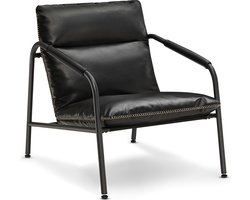 EKHO Armleuningstoel - Loungestoel - Accentstoel - Metalen frame - 90 cm x 74,2 cm x 90 cm