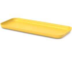 EKOBO - Klein dienblad - 32x14x2 cm - geel - Vaatwasserbestendig