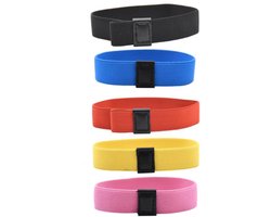 Elastieken - 5 Stuks - Bento Box Belt - Bevestigingsriemen - Elastische - Afdichtbanden Voor Bento-Box - Bevestigingsriemen - Geschikt Voor Picknicks, Barbecues En Kamperen - 5 Kleuren