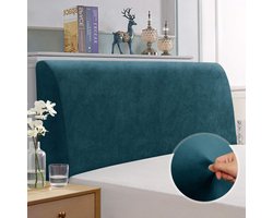 Elastische Hoofdbordhoes Stretchbescherming Donkergroen 180-200 cm hoofdbord hoes elastische