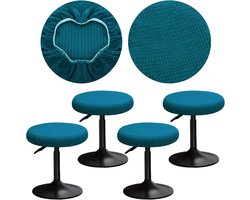 Elastische Ronde Krukhoezen Pluche Zacht en Comfortabel voor Barstoelen - 30-40 cm - Diverse Kleuren