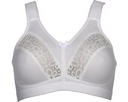 Elbrina beugelloze Vrouwen Beha - Wit - Maat 95D