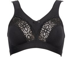 Elbrina beugelloze Vrouwen Beha - Zwart - Maat 90E