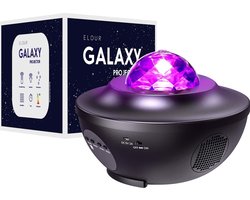 Eldur® Originele Sterren Projector - Galaxy projector - Sterrenhemel - Galaxy - Heelal - Sterrenlamp - Bluetooth met Muziek - 2 Jaar Garantie - Led en Laser Lamp - Nachtlamp