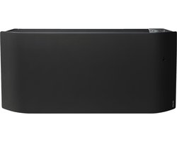 ELECTRISCHE RADIATOR ZWART WANDMODEL MET STEKKER+ PROGRAM 2000W