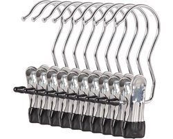 Eleganca Luxe Petten hangers – 10 Stuks – Kast organiser - 6 x 12 x 2 cm - Hanger voor accessoires – Laarzen hangers - Ophangen van o.a. Laarzen en Petten – Antislip