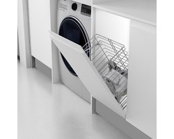 Eleganca Uitneembare Wasmand - 316 x 420 x 270 mm - kantelbare wasmand - compacte wassorteerder - inbouw wasbox - staal
