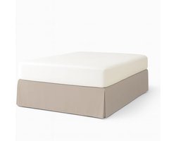 Elegante Bedrok voor Boxspring 180x200 cm - Wasbare Hoes in Beige