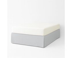 Elegante Bedrok voor Boxspring of Bedbasis - 90x200 cm - Wasbare Microvezel in Lichtgrijs