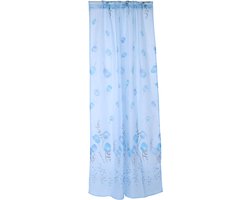 Elegante Blauwe - Transparante Gordijnen - 200x100cm - 100% Hoogwaardig Polyester - Perfecte Balans Licht & Privacy - Makkelijk Op te Hangen - Stijlvol voor Elke Ruimte