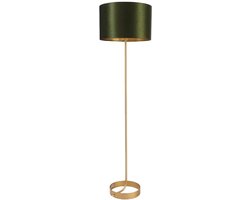 Elegante fluwelen lampenkap - Gouden voering - 30 cm - Voor staande lamp, hanglamp, nachtkastje - Tijdloze stijl voor woonkamer of slaapkamer