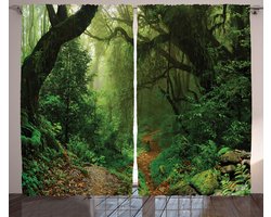 Elegante Gordijnen - Satijnachtig polyester - Set van 2 - 280x260 cm