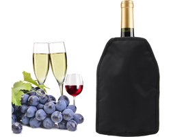 Elegante Koeler voor Wijn en Champagne met Waterafstotende Stof - Ideaal voor Flessen en Feestjes