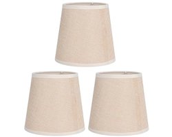 Elegante Kroonluchter Lampenkappen Set van 3 - Kleine Clip-On Schaduw