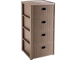 Elegante Lades Eenheid - Duif Grijs 40 x 40 x 80 cm