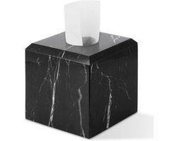 Elegante Marmeren Tissuebox Houder voor Badkamer en Keuken - Stevige Decoratieve Napkin Organizer voor Toilet en Aanrecht