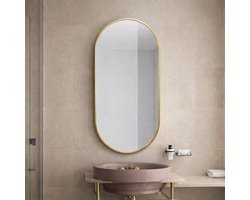 Elegante Ovale Spiegel voor Badkamer - 70x30 cm