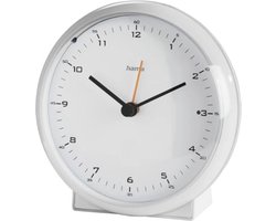 Elegante Pro Wekker - Wit Kunststof, Universeel