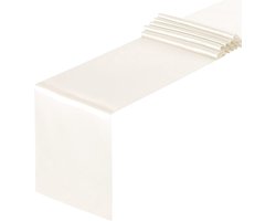 Elegante Satijnen Tafelrunner Set van 4, 30 x 275 cm, Perfect voor Feestelijke Decoratie, Bruiloften en Eetkamer Styling