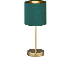 Elegante tafellamp in klassiek design met fluwelen kap