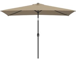 Elegante Taupe Parasol voor Terras en Tuin - UV-bestendig en Opklapbaar