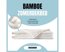 Eleganzzz Bamboe Viscose Zomerdekbed - Bamboe Dekbed 140x200cm - Zomerdekbed - Dekbed Zomer - Eenpersoons - Dekbedden
