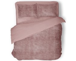 Eleganzzz Dekbedovertrek Flanel Fleece - Old Rose - Dekbedovertrek 240x200/220cm - 100% flanel fleece - Lits Jumeaux dekbedovertrekken - 240x220cm - Fluffy Dekbedovertrek