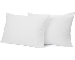 Eleganzzz Molton kussensloop - Kussenbeschermer 100% Katoen - 60x70cm - Kussenslopen set van 2 stuks - Molton
