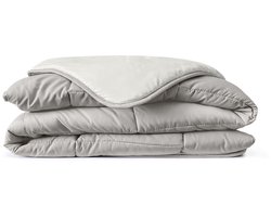 Eleganzzz Zomerdekbed zonder Overtrek 200x200 Grey - Dekbed zonder overtrek - Hoesloos dekbed - Eazy dekbed - Gekleurd dekbed - Zomerdekbed zonder Overtrek - Eenpersoons Dekbed - Dekbedden