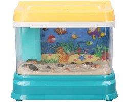 Elektrisch Aquarium Speelgoed - Nep Vis Tank - Kinderspeelgoed - Muziek en Lichten - 28 x 23 x 13 cm
