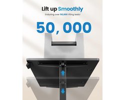 Elektrisch Verstelbaar Bureau 120x60 cm – Ergonomische Zit-Sta Werkplek, Computerbureau & Gaming Tafel, 4 Hoogtegeheugen, Robuuste Splice Top, Zwart NoviHome