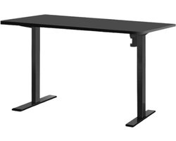 Elektrisch zit sta bureau premium – zwart blad – zwart onderstel - met memory functie en USB oplaadmogelijkheid – 180 x 80 – NIEUW