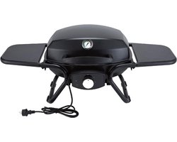 Elektrische BBQ Landmann E-Pantera Draagbare BBQ Zwart - 2000 W - Tafelbarbecue - Elektrische Grill - Indoor BBQ - Teppanyaki - Tafel Barbecue