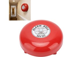 Elektrische Bel - Alarmbel Klok - Veiligheid Vergroten - Zuivere Koperen Spoel - 150 mm - Rood