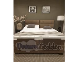 Elektrische Boxspring 160x200 Sienna incl. Meegestofferde 7-zones Pocketvering matrassen & HR55 koudschuim Bamboo exclusive splittopper.