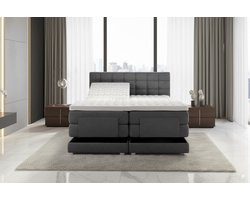Elektrische Boxspring Bulut antraciet 180X200