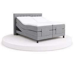 Elektrische Boxspring ErgoLux - 160x210 Compleet - Grijs - BalBedden
