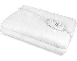 Elektrische Deken UP105 60W witte eenpersoons 150-80CM 105W - 2 Standen