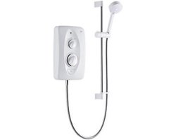 Elektrische douche met instelbare functies, chroom, 10,8 kW, moderne uitstraling