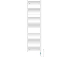 ELEKTRISCHE HANDDOEK RADIATOR MET SMART WIFI LYDIA 180X50 CM WIT 769 WATT