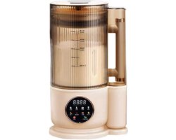 Elektrische Juicer Blender - Toutchscreen - Blender - Sojamelk machine - Keuken blender - Keuken machine - Mixer - 10 blad-mes - Beige - 1500ML