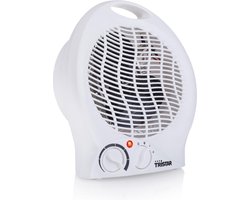 Elektrische Kachel Tristar KA‑5039 – 2 Warmtestanden – Compacte Ventilatorkachel – Campingkachel – Verwarmingsbereik tot 25 m² – 2000W – Wit