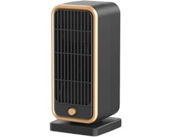 Elektrische Kachel - Ventilator Verwarming - Snelle Ruimte Verwarming - Kantel- en Oververhittingsbeveiliging - 27x12x11 cm - Wit