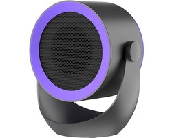 Elektrische kachels - Keramische Elektrische Verwarming - Elektrische Verwarming voor Binnen - Kantoor Kachel - Verwarming - Stille Werking - Snel Opwarmen - Wandmontage - Oververhitting Beveiliging - 2 Temperatuurstanden - Grijs